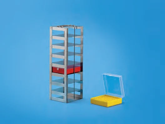 Vertical Freezer Racks for Cryocube Box 100 Places, SS — catalogue illustration