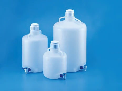 Carboy with Tubulation, LDPE with TPE Gasket — catalogue illustration