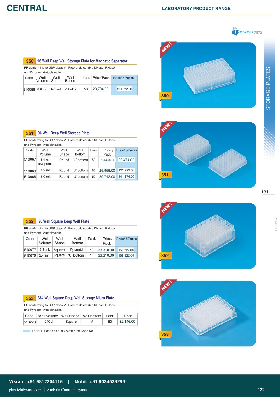 Complete technical catalogue reference for Tarsons 510068