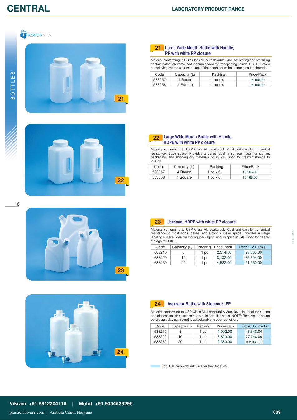 Complete technical catalogue reference for Tarsons 683230